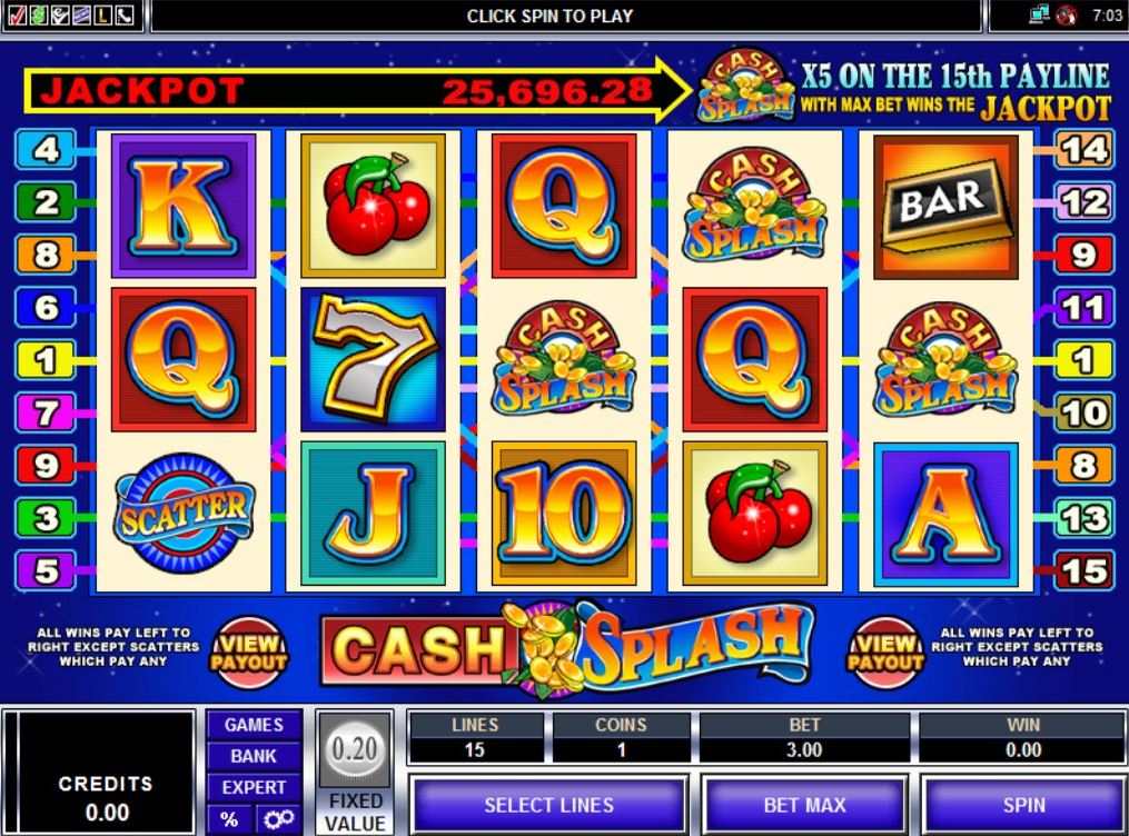 Cash Splash Spielautomat